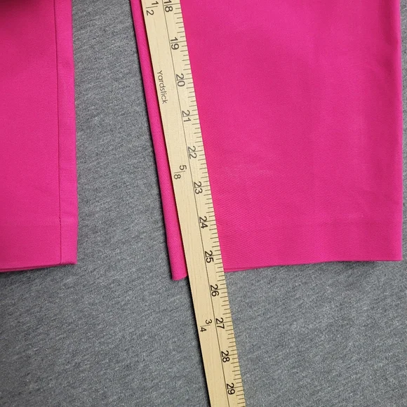 Loft Chino Pants The Riviera Slim Pink Womens 2 Flat Front Ankle Preppy Barbie - Picture 8 of 11